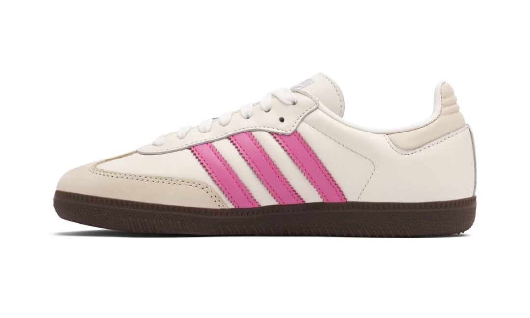 【2024年 発売】adidas Originals W SAMBA OG “White/Lucid Pink” (アディダス オリジナルス サンバ OG “ホワイト/ルシッドピンク”) [IG1962]