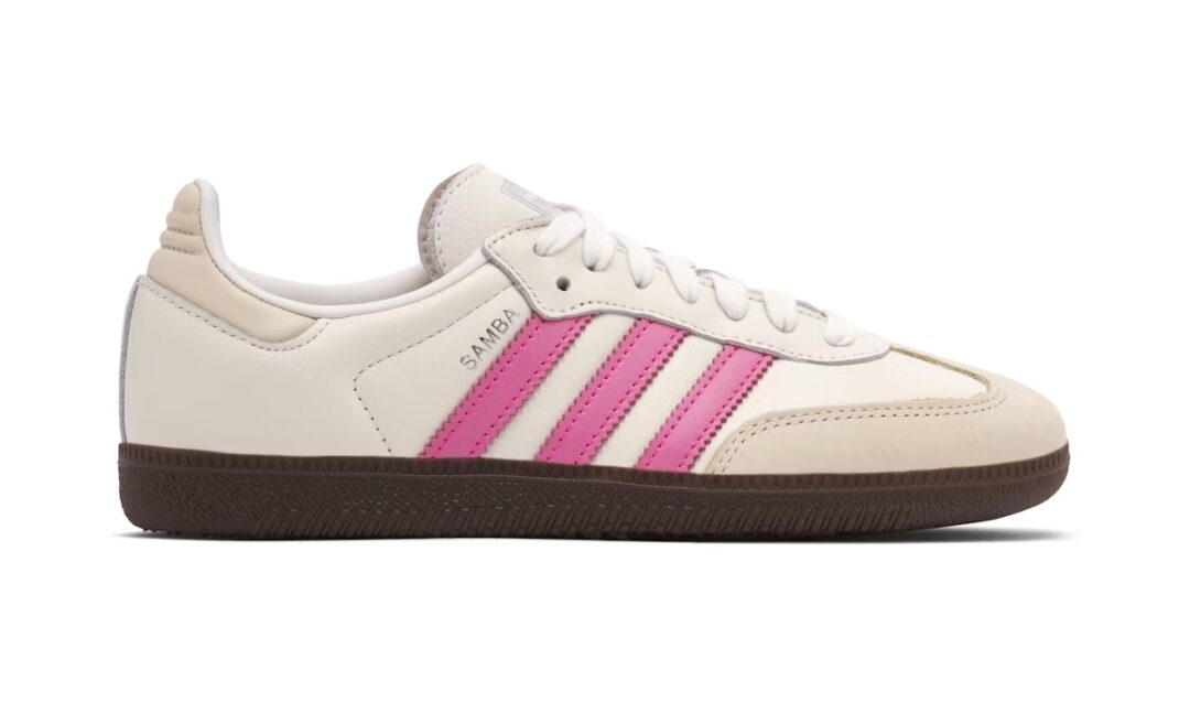 【2024年 発売】adidas Originals W SAMBA OG “White/Lucid Pink” (アディダス オリジナルス サンバ OG “ホワイト/ルシッドピンク”) [IG1962]