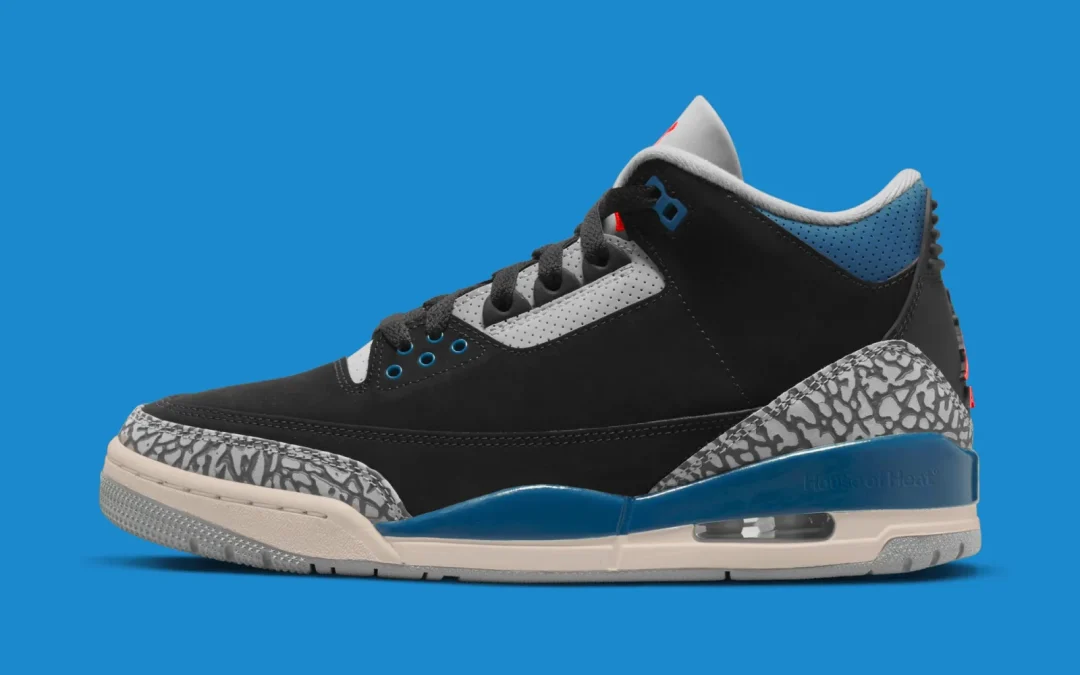 【2025年 夏 発売予定】NIKE AIR JORDAN 3 “Black/Military Blue” (ナイキ エア ジョーダン 3 “ブラック/ミリタリーブルー”) [IB8967-004]