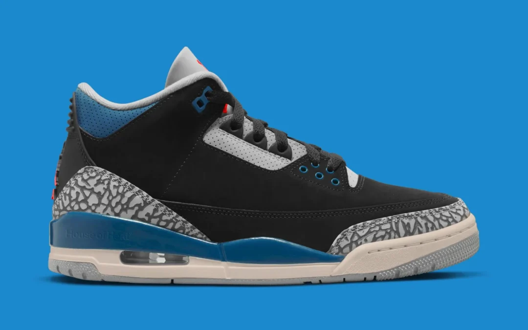 【2025年 夏 発売予定】NIKE AIR JORDAN 3 “Black/Military Blue” (ナイキ エア ジョーダン 3 “ブラック/ミリタリーブルー”) [IB8967-004]