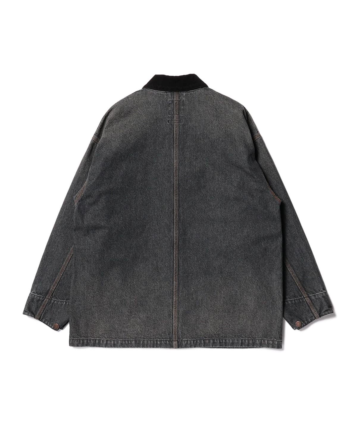 【2024年 9月上旬 発売】BEAMS Loose Denim Coverall Jacket (ビームス ルーズ デニム カバーオール ジャケット)