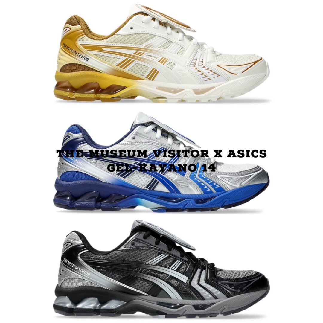 【2024年 7/25 & 8/16 発売予定】THE MUSEUM VISITOR x ASICS GEL-KAYANO 14 (ザミュージアムビジター アシックス ゲルカヤノ) [1203A528-020/1203A528-021/1203A528-100]