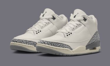 【2025年 夏 発売予定】ナイキ ウィメンズ エア ジョーダン 3 レトロ “セイル/セメントグレー” (NIKE WMNS AIR JORDAN 3 RETRO “Sail/Cement Grey”) [CK9246-100]