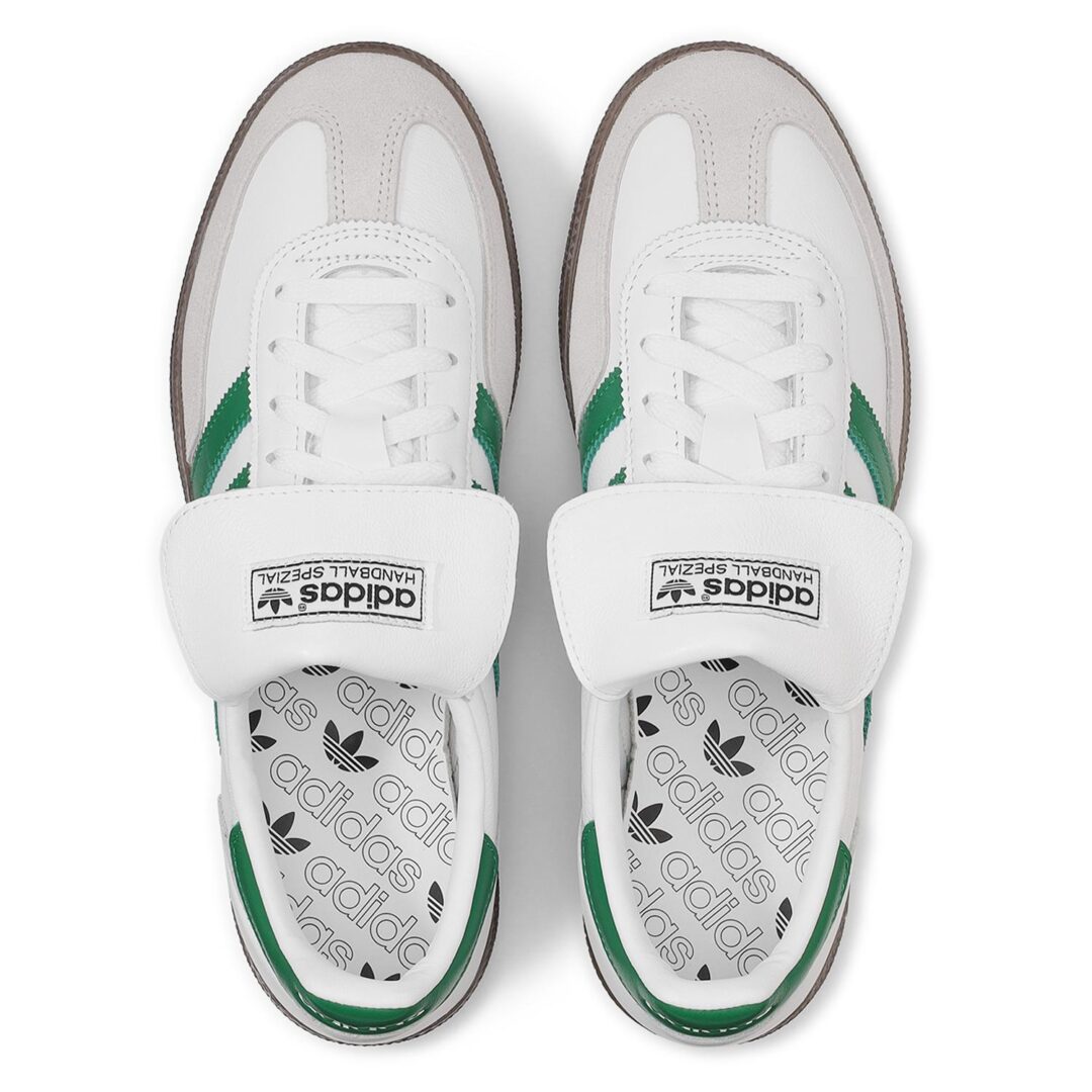 【2024年 6/1 発売】adidas Originals HANDBALL SPEZIAL Long Tongues “White/Green” (アディダス オリジナルス ハンドボール スペツィアル ロングタン “ホワイト/グリーン”) [IH0368]