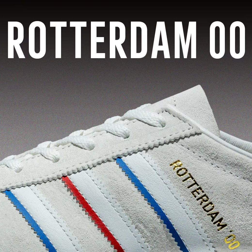 【2024年 7/2 発売】adidas Originals ROTTERDAM 00 “White/Blue/Red” (アディダス オリジナルス ロッテルダム 00 “ホワイト/ブルー/レッド”) [IH4776]