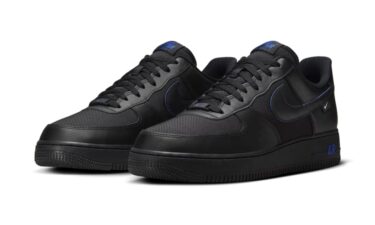 【2024年 発売予定】ナイキ エア フォース 1 ロー “ブラック/アストロノーミー ブルー” (NIKE AIR FORCE 1 LOW “Black/Astronomy Blue”) [HM9605-001]