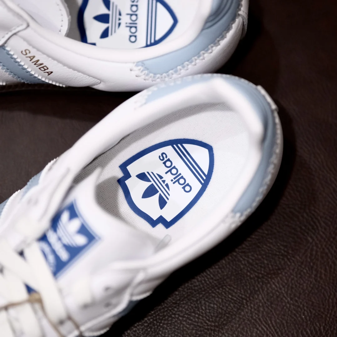 【2024年 発売】adidas Originals SAMBA OG “White/Clearsky/Blue” (アディダス オリジナルス サンバ OG “ホワイト/クリアスカイ/ブルー”) [JI2003]