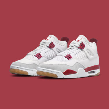 【2025年 2月 発売予定】NIKE SB × AIR JORDAN 4 SP “Summit White/Varsity Red” (ナイキ エア ジョーダン 4 “サミットホワイト/バーシティレッド”) [DR5415-106]