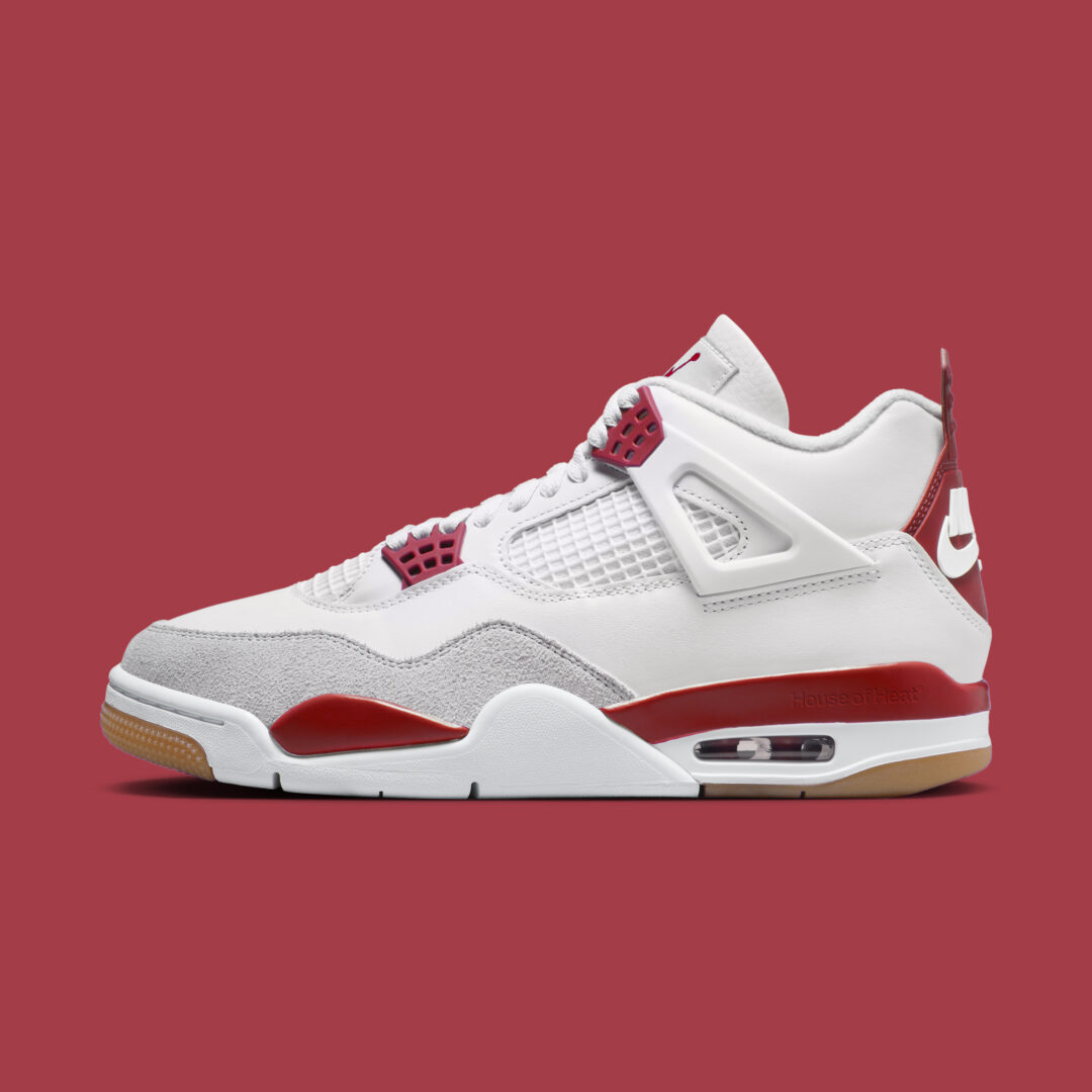 【2025年 3月 発売予定】NIKE SB × AIR JORDAN 4 SP “Summit White/Varsity Red” (ナイキ エア ジョーダン 4 “サミットホワイト/バーシティレッド”) [DR5415-106]