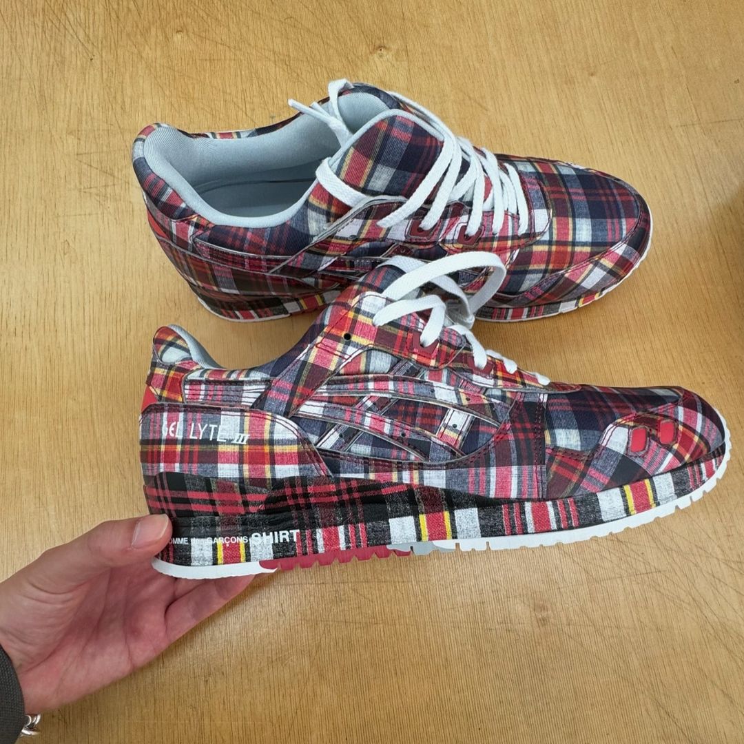 【2025 SS】COMME des GARÇONS SHIRT × ASICS GEL-LYTE III “Tartan Check” (コム デ ギャルソン・シャツ アシックス ゲルライト 3 “タータンチェック”)