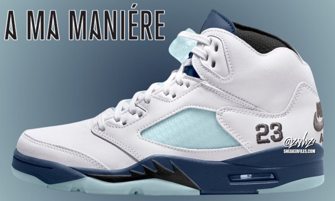 【2025年 夏 発売予定】A Ma Maniére × NIKE AIR JORDAN 5 SP “White/Diffused Blue” (ア マ マニエール ナイキ エア ジョーダン 5 SP)