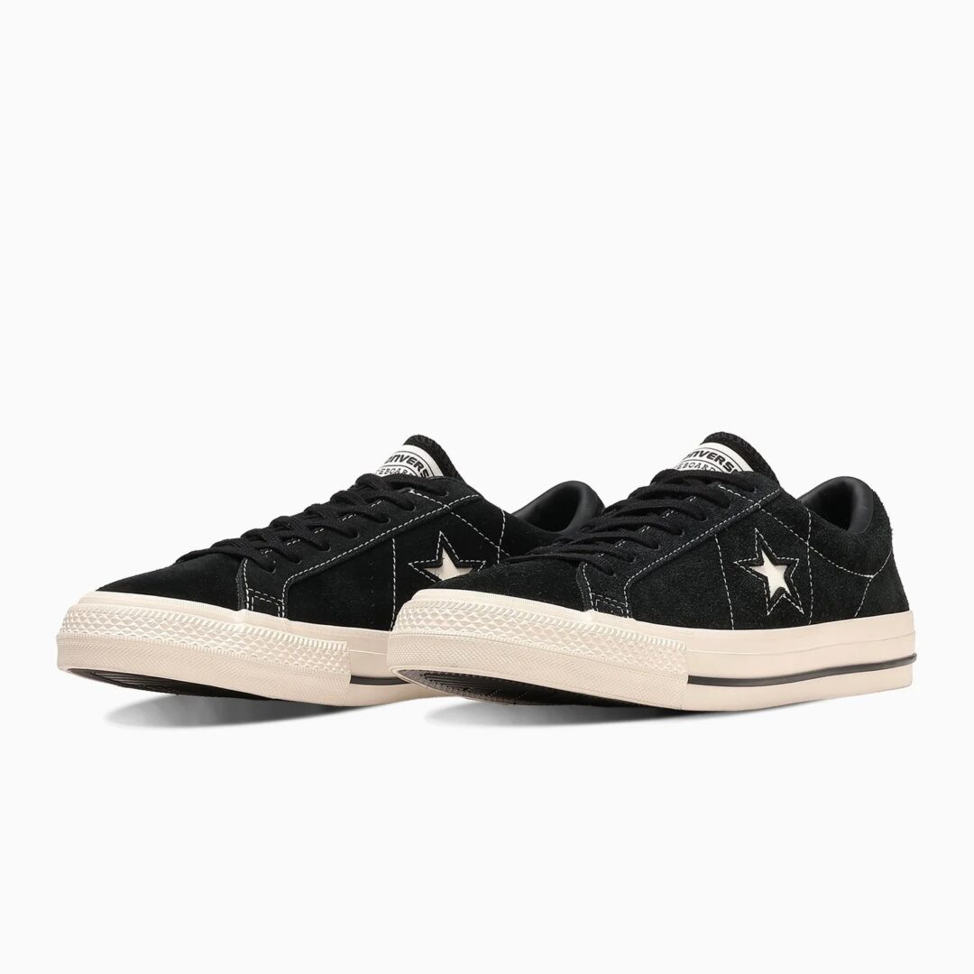 【2024年 7/30 発売】ワンスターの50周年を記念した CONVERSE ONE STAR SK + “Black/White” (コンバース ワンスタ－ “ブラック/ホワイト”)