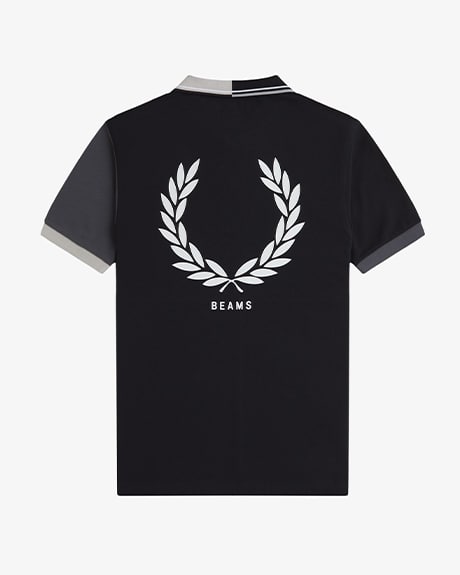 FRED PERRY × BEAMS グローバルプロジェクト！無彩色でハイコントラストなパッチワークデザインを落とし込んだ「BLANK CANVAS」が2024年 7/26 発売 (フレッドペリー ビームス)