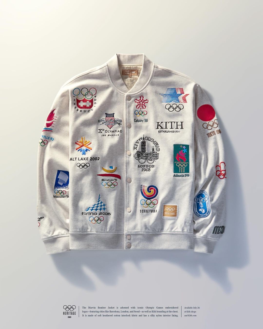 2024年 パリオリンピックを記念した Kith for Olympics Heritageが2024年 7/26 発売 (キス フォー オリンピック ヘリテージ)