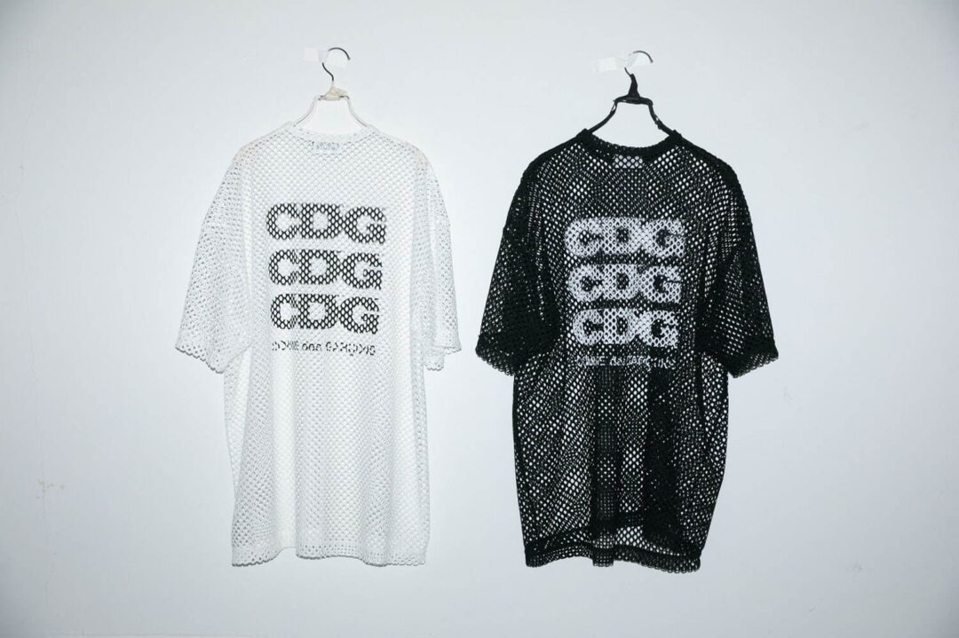 CDG からアシンメトリーTEEとメッシュTEEが2024年 7/12 発売 (シーディージー COMME des GARCONS コム デ ギャルソン)