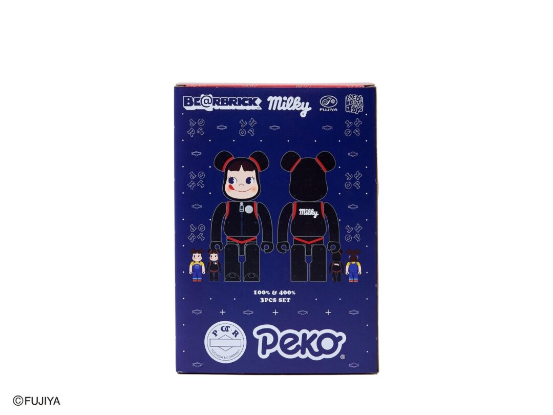 BE@RBRICK × POTR × ペコちゃん トリプルコラボが2024年 7/12 発売 (ベアブリック)