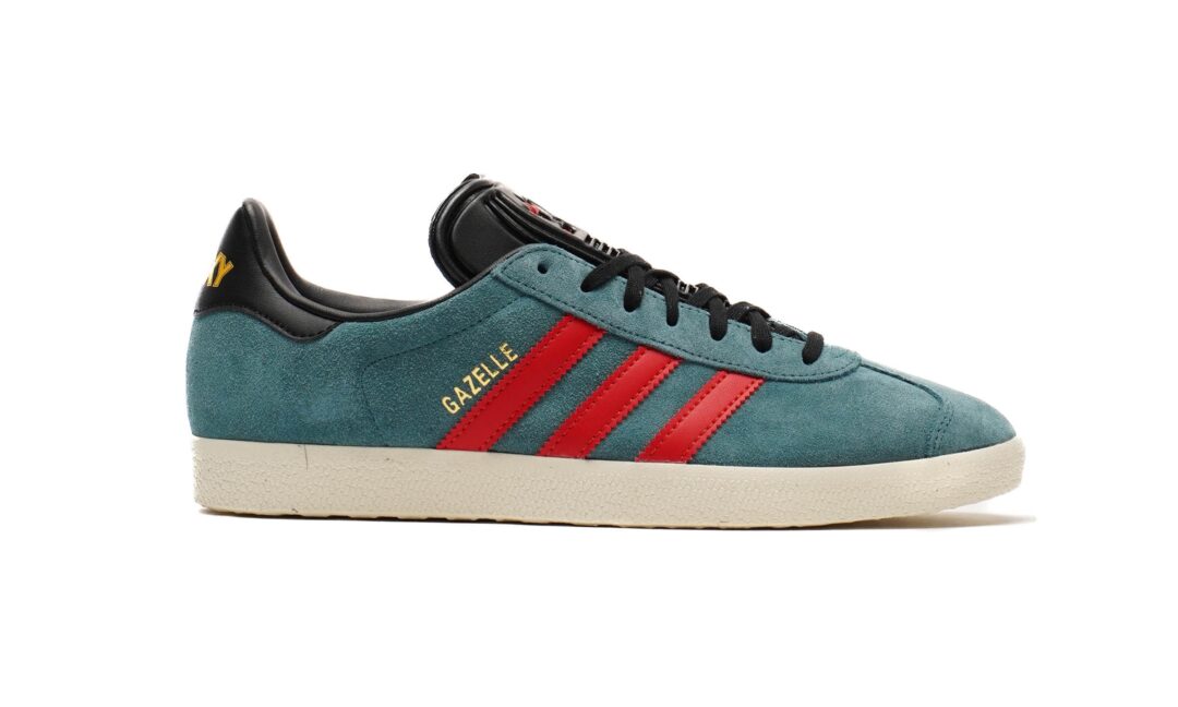 【2024年 7/16 発売】ロサンゼルス・ギャラクシー × アディダス オリジナルス ガゼル (LA Galaxy adidas Originals GAZELLE “Virdia/Red”) [IH2626]