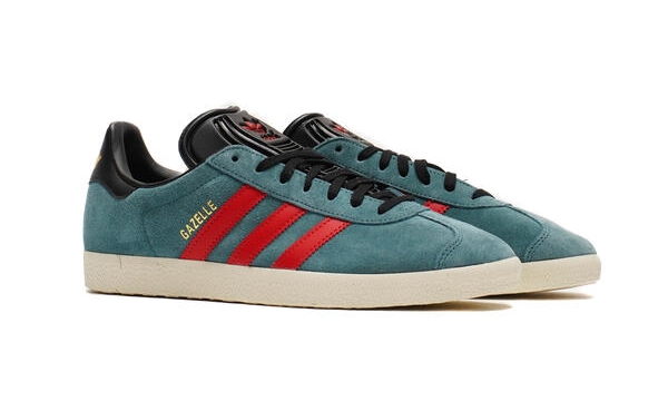 【2024年 7/16 発売】ロサンゼルス・ギャラクシー × アディダス オリジナルス ガゼル (LA Galaxy adidas Originals GAZELLE “Virdia/Red”) [IH2626]