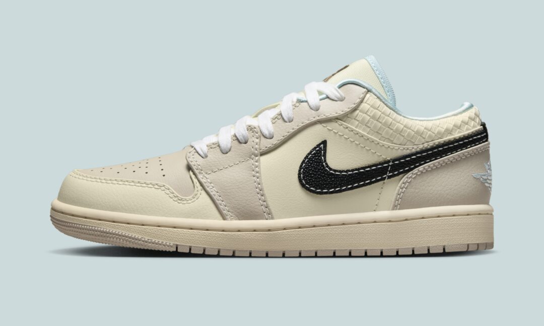 【2024年末 発売予定】NIKE AIR JORDAN 1 LOW “Sanddrift/Glacier Blue” (ナイキ エア ジョーダン 1 ロー “サンドドリフト/グレーシャーブルー”) [HQ3440-101]