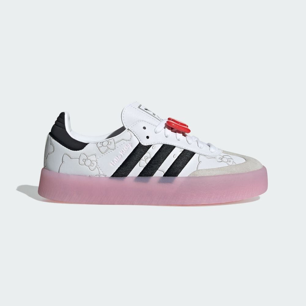 【2024年 8/1 発売】HELLO KITTY x adidas Originals SAMBAE “White/Black/Clear Pink” (ハローキティ キティちゃん アディダス オリジナルス サンベイ “ホワイト/ブラック/クリアピンク”) [IG4450]