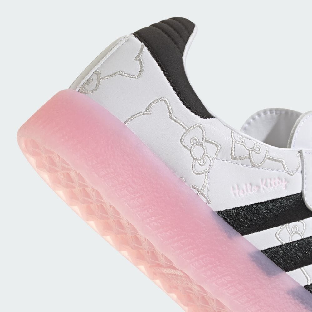 【2024年 8/1 発売】HELLO KITTY x adidas Originals SAMBAE “White/Black/Clear Pink” (ハローキティ キティちゃん アディダス オリジナルス サンベイ “ホワイト/ブラック/クリアピンク”) [IG4450]