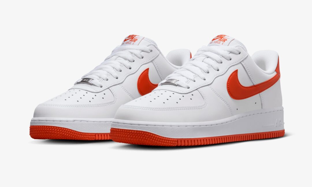 【2024年 7/13 発売】ナイキ エア フォース 1 ロー “ホワイト/ドラゴンレッド″ (NIKE AIR FORCE 1 LOW “White/Dragon Red") [FJ4146-106]