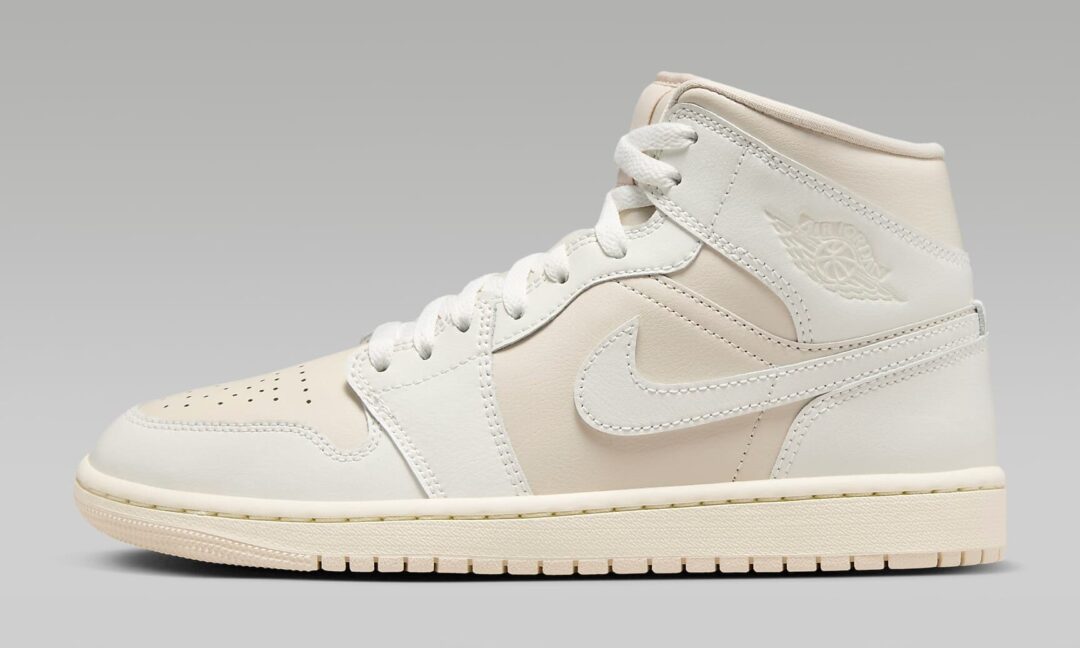 【2024年 7/8 発売】ナイキ ウィメンズ エア ジョーダン 1 ミッド “レジェンドライトブラウン” (NIKE WMNS AIR JORDAN 1 MID “Legend Light Brown”) [BQ6472-201]