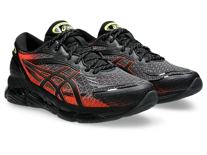 【2024年 8/9 発売】ASICS GEL-QUANTUM 360 VIII CITY OF LIGHTS “Black/Fiery Red” (アシックス ゲル クォンタム 360 8 シティオブライツ) [1203A442.001]