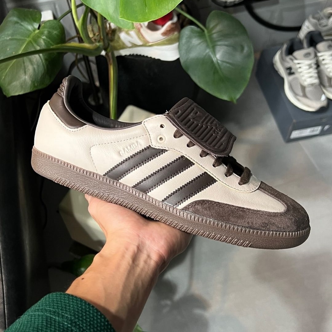 adidas Originals SAMBA Long Tongues “White/Brown” (アディダス オリジナルス サンバ ロングタン “ホワイト/ブラウン”)