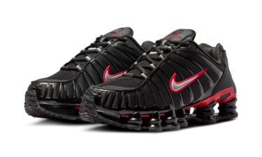 【2024年末 発売予定】ナイキ ショックス TL “ブラック/ユニバーシティレッド/メタリックシルバー” (NIKE SHOX TL “Black/University Red/Metallic Silver”) [CN0151-003]