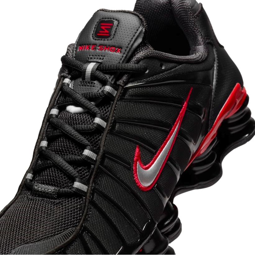 【2024年末 発売予定】ナイキ ショックス TL “ブラック/ユニバーシティレッド/メタリックシルバー” (NIKE SHOX TL “Black/University Red/Metallic Silver”) [CN0151-003]