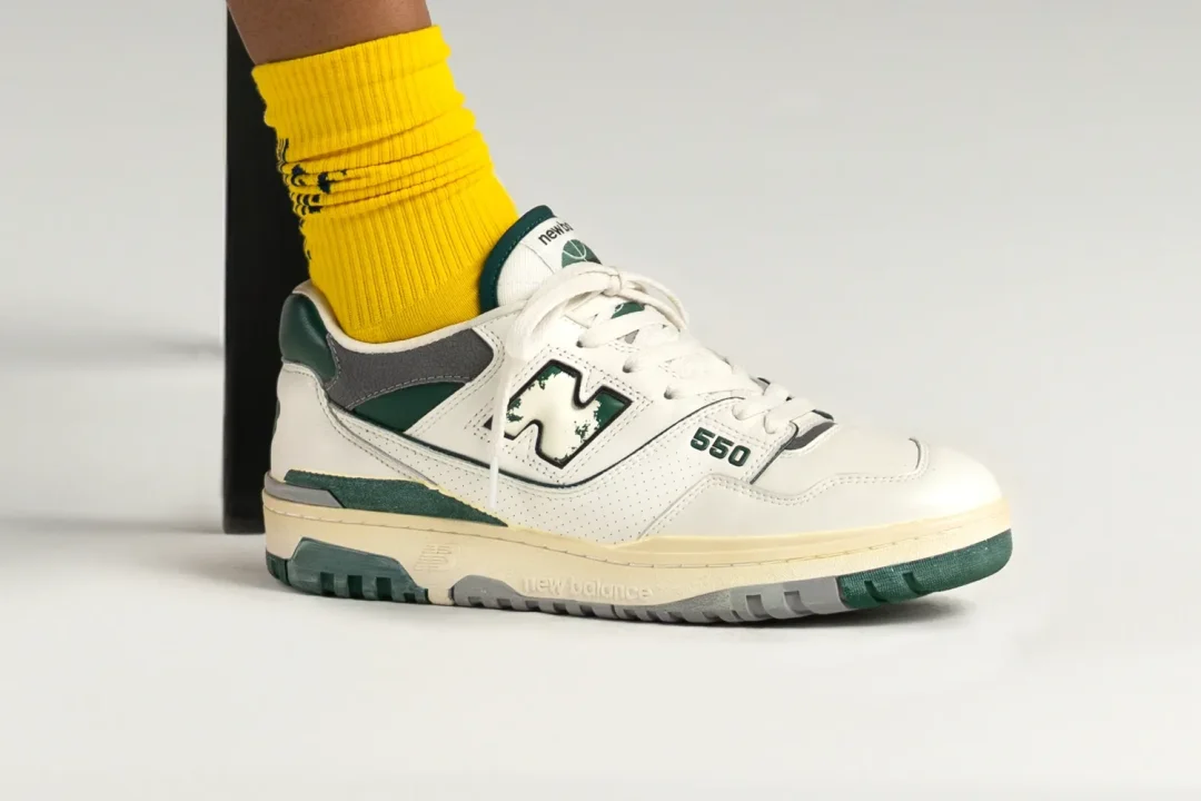 【2024年 8/7 発売】New Balance BB550 VTG “White/Green” (ニューバランス) [BB550VTG]