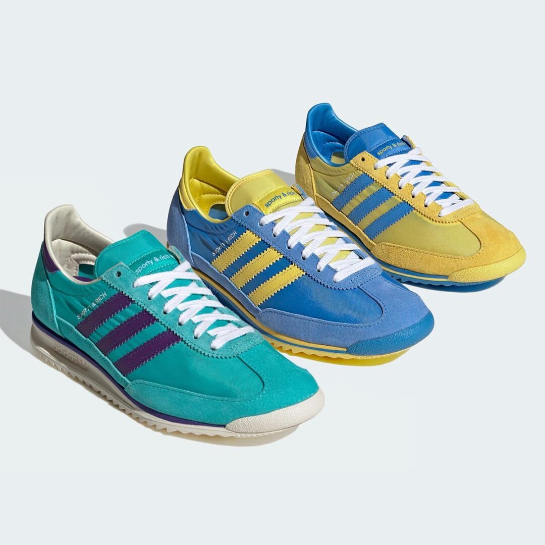 【2024年 11/26 発売】SPORTY & RICH × adidas Originals SL 72 “Sweden Pack” (スポーティーアンドリッチ アディダス オリジナルス “スウェーデンパック”) [JS0261/JH6701/JH6702]