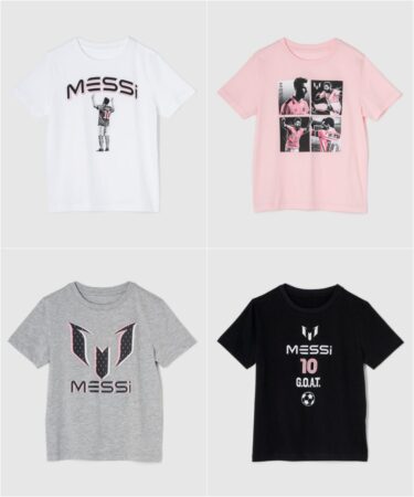 Gapからサッカー界のスーパースター「リオネル・メッシ」とのキッズ向けコラボレーションTシャツが発売 (ギャップ Lionel Messi)