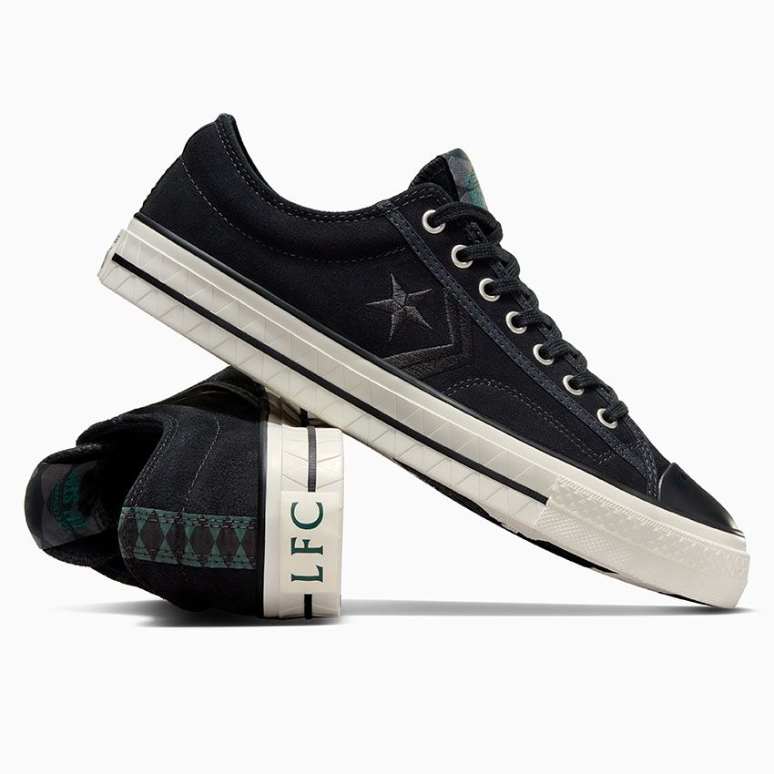 【海外発売】Liverpool FC × CONVERSE US STAR PLAYER 76 OX “Black/Egret” (リバプール コンバース)