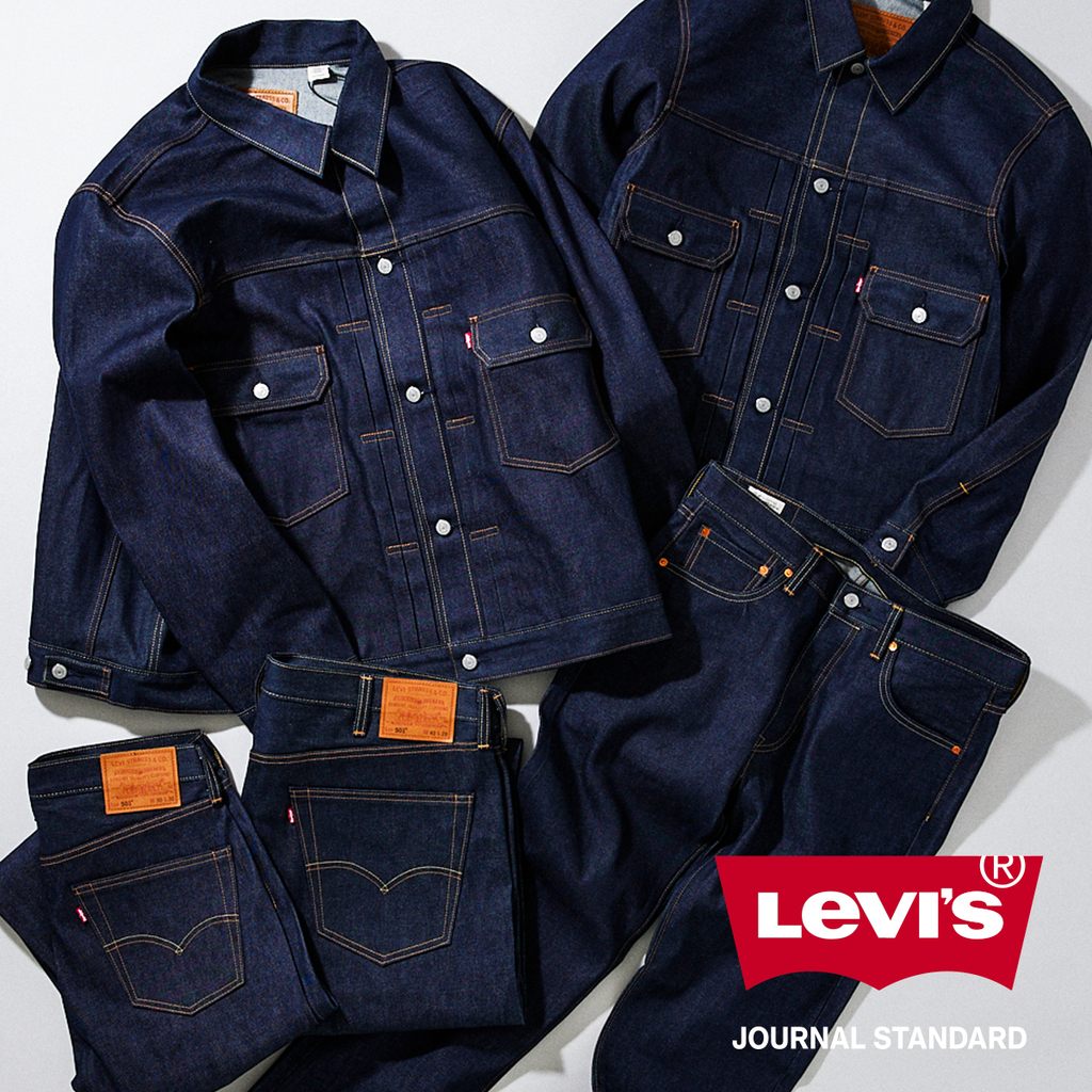 OURNAL STANDARD × LEVI’S 別注 2nd JKT & 501 “リジットデニム”が2024年 8月中旬 発売 (ジャーナルスタンダード リーバイス)