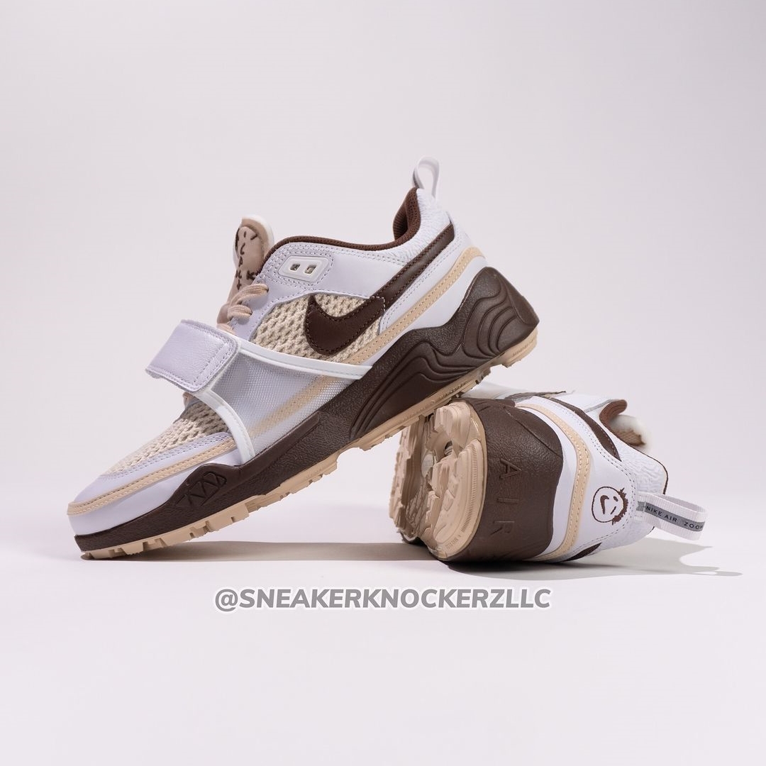 【2024年 11/2 発売予定】Travis Scott × NIKE ZOOM FIELD JAXX “White/Light Chocolate” (トラビス・スコット ナイキ ズーム フィールド ジャックス “ホワイト/ライトチョコレート”) [HQ3073-100]