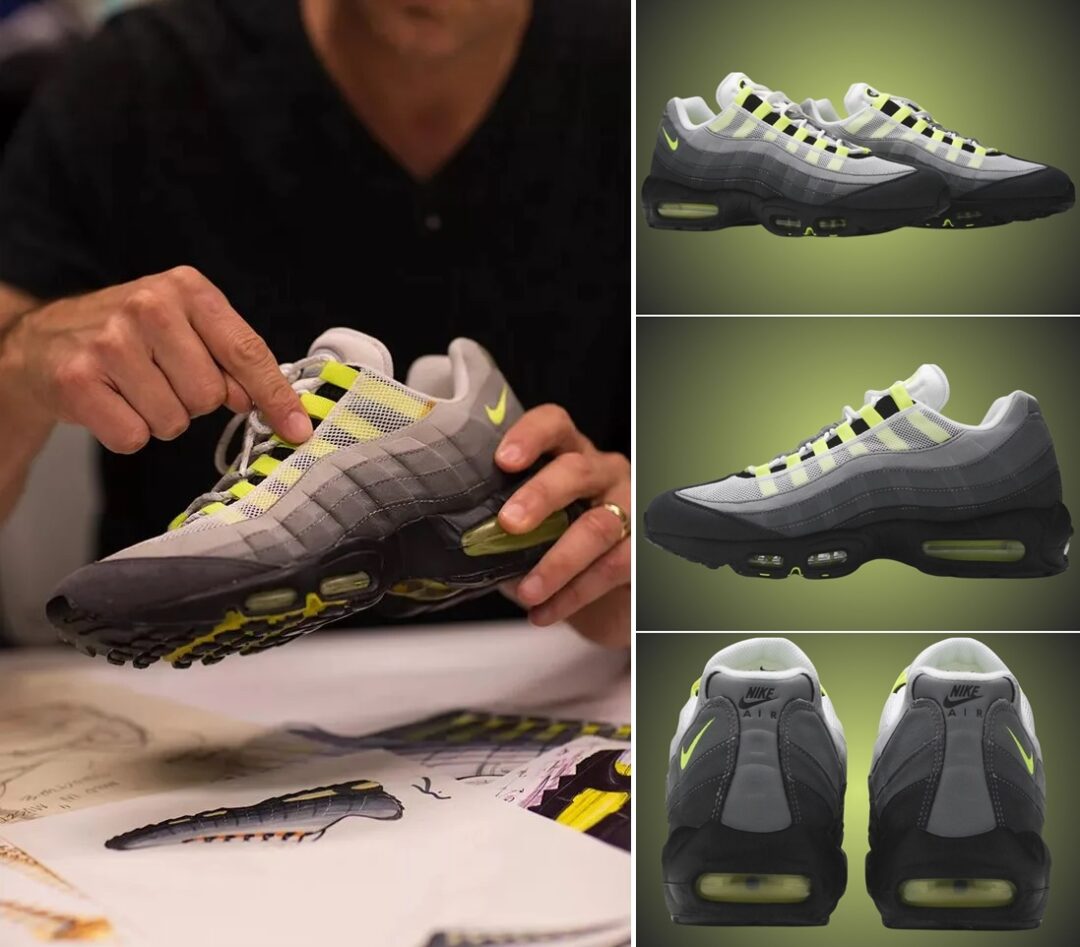 2025 4 NIKE AIR MAX 95 BIG BUBBLE Neon Yellow Gradation 95 HM4740 001 or HM4740 004 Fullress