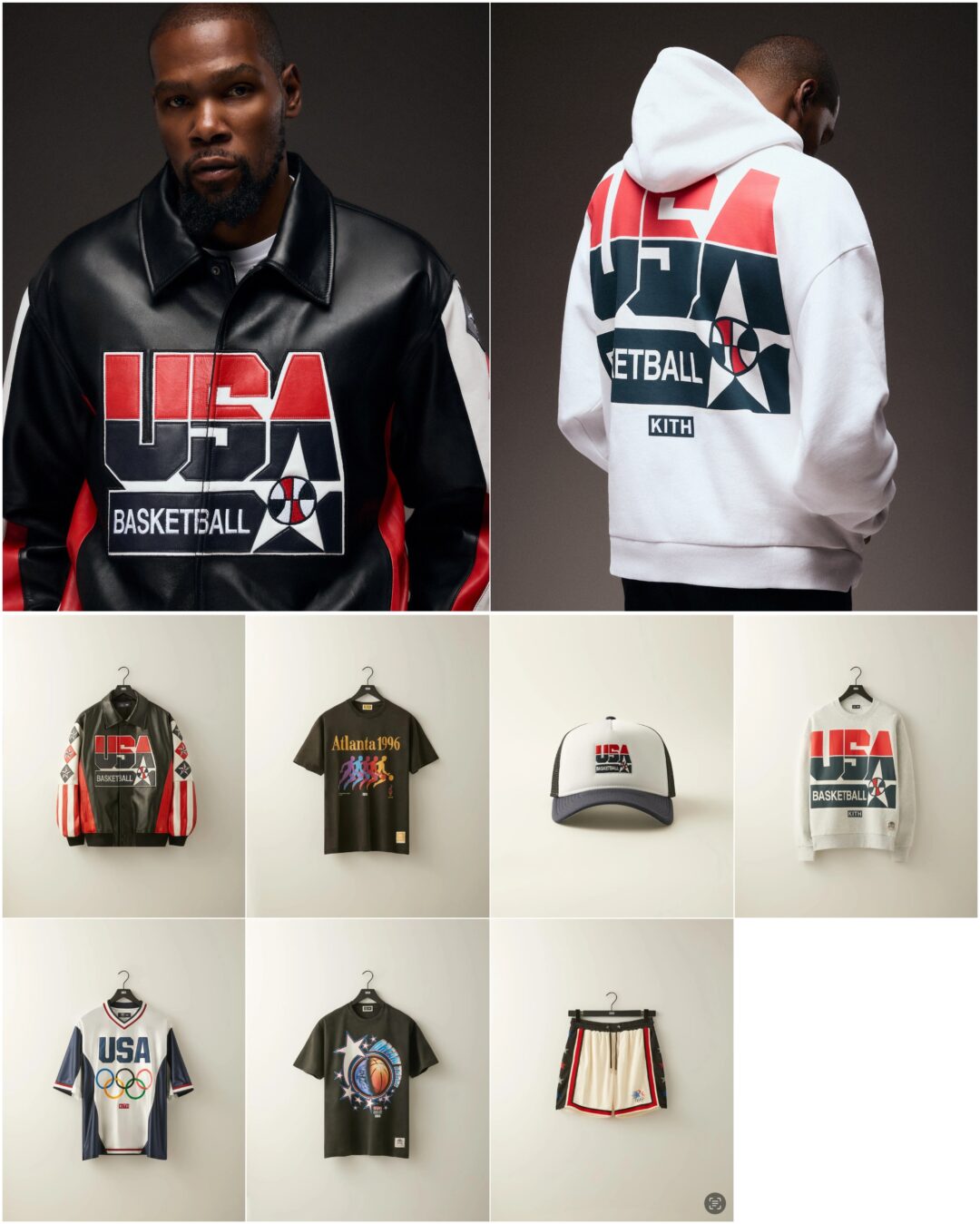 【Kith for USA Basketball】パリ・オリンピックを祝したコレクションが2024年 7/22 発売 (キス)