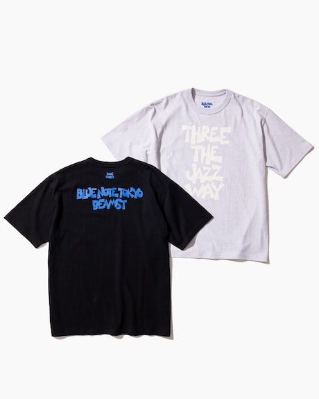 ジャズからインスパイアされた Blue Note Tokyo & BOOKWORKS × BEAMS T “Three The Jazz Way” コレクションが2024年 7/14 発売 (ブルーノート東京 ビームス)