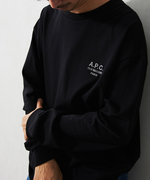 A.P.C. for JOURNAL STANDARD relume 別注 ロゴ刺繍 ロングスリーブTee が2024年 8月中旬 発売 (アーペーセー ジャーナルスタンダード レリューム)