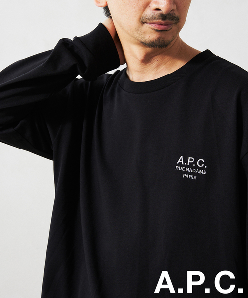 A.P.C. for JOURNAL STANDARD relume 別注 ロゴ刺繍 ロングスリーブTee が2024年 8月中旬 発売 (アーペーセー ジャーナルスタンダード レリューム)