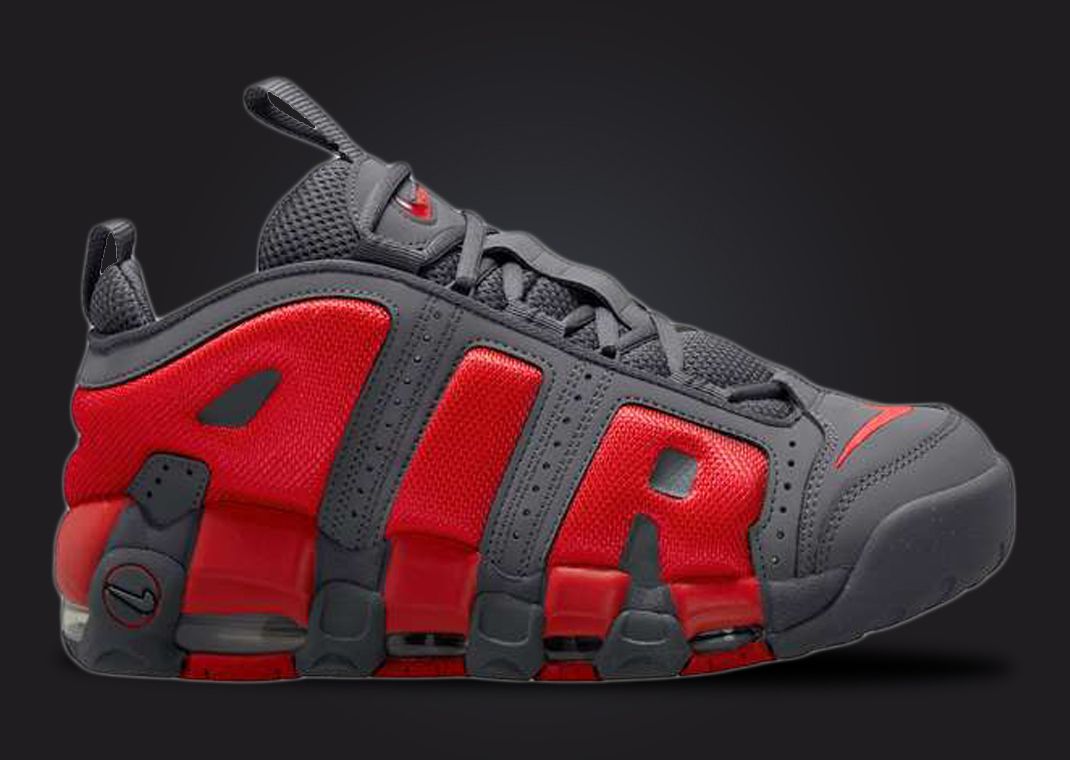 【2024年末 発売予定】NIKE AIR MORE UPTEMPO LOW “Dark Grey/Light Crimson” (ナイキ エア モア アップテンポ ロー “ダークグレー/ライトクリムゾン”) [FZ3055-002]