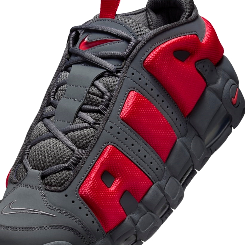 【2024年末 発売予定】NIKE AIR MORE UPTEMPO LOW “Dark Grey/Light Crimson” (ナイキ エア モア アップテンポ ロー “ダークグレー/ライトクリムゾン”) [FZ3055-002]