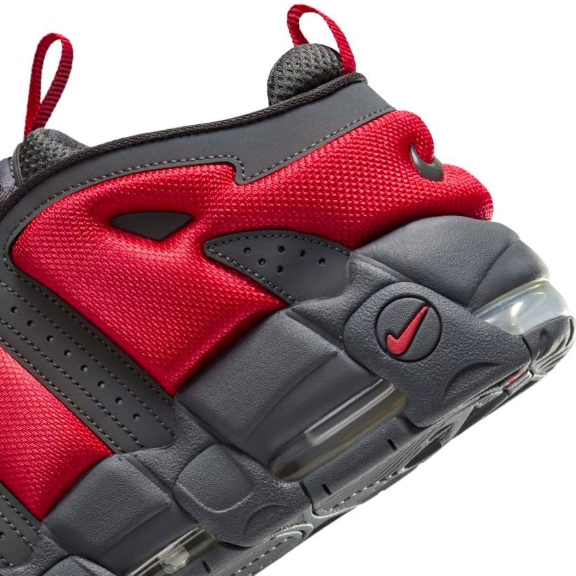 【2024年末 発売予定】NIKE AIR MORE UPTEMPO LOW “Dark Grey/Light Crimson” (ナイキ エア モア アップテンポ ロー “ダークグレー/ライトクリムゾン”) [FZ3055-002]