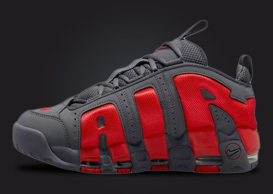 【2024年末 発売予定】NIKE AIR MORE UPTEMPO LOW “Dark Grey/Light Crimson” (ナイキ エア モア アップテンポ ロー “ダークグレー/ライトクリムゾン”) [FZ3055-002]