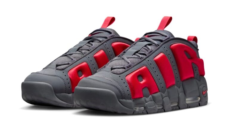 2024年末 発売予定】NIKE AIR MORE UPTEMPO LOW “Dark Grey/Light Crimson” (ナイキ エア モア  アップテンポ ロー “ダークグレー/ライトクリムゾン”) [FZ3055-002] | Fullress