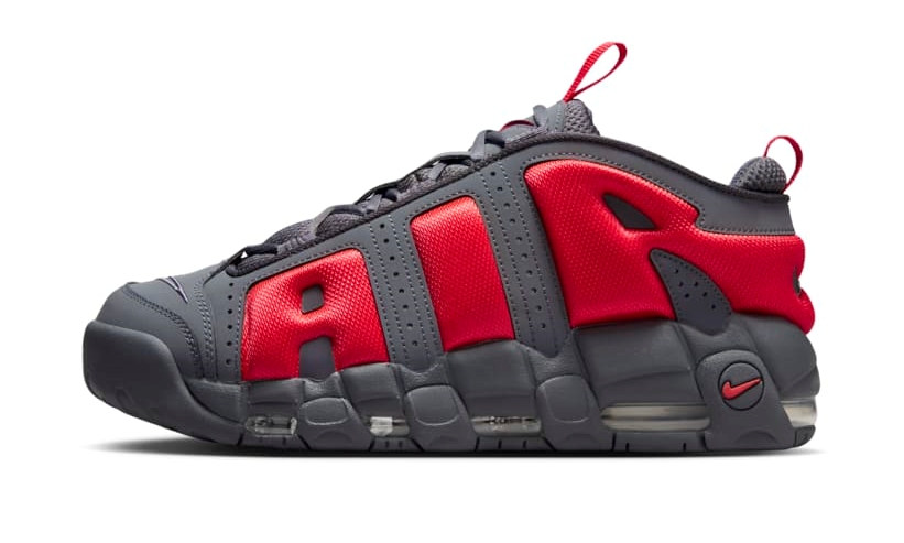 【2024年末 発売予定】NIKE AIR MORE UPTEMPO LOW “Dark Grey/Light Crimson” (ナイキ エア モア アップテンポ ロー “ダークグレー/ライトクリムゾン”) [FZ3055-002]