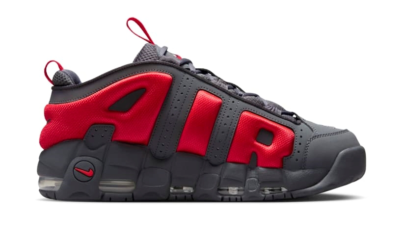 【2024年末 発売予定】NIKE AIR MORE UPTEMPO LOW “Dark Grey/Light Crimson” (ナイキ エア モア アップテンポ ロー “ダークグレー/ライトクリムゾン”) [FZ3055-002]