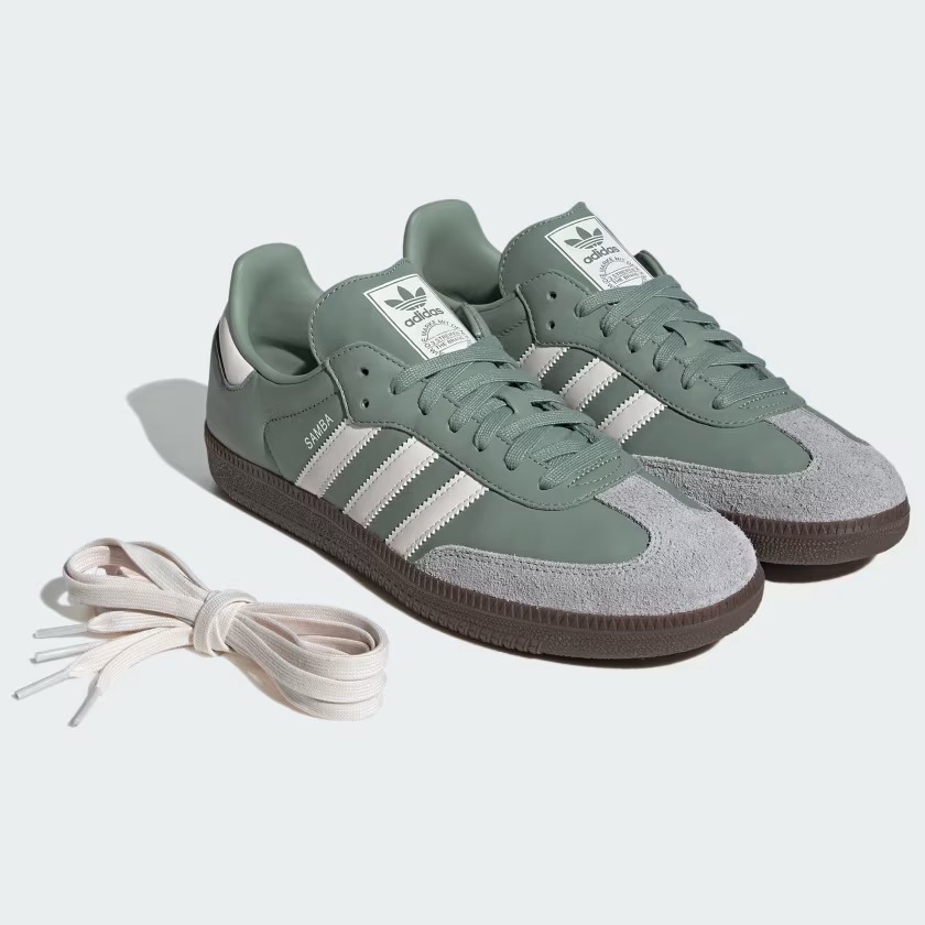 【2024年 8/1 発売】adidas Originals SAMBA OG “Silver Green/Chalk White” (アディダス オリジナルス サンバ “シルバーグリーン/ホワイト”) [JI1866]